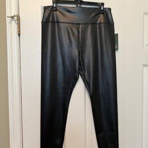 Wild Fable Faux Leather Leggings (Size L) Black